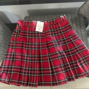 Women's Vibrant Plaid Mini Skirt